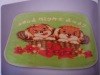 plush100% polyester baby cute animal pattern blanket