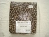 polar fleece blanket with leopard grain