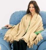 polar fleece shawl/fleece shawl/polyester shawl scarves