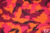 polar fleece with camouflage printing