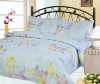 poly-cotton printed bedding set