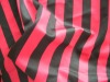 poly stripe printed fabric