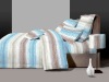 polycotton pigment printed quilt cover set/bed sheet set