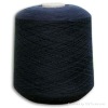 polyester 21s raw black recycled yarn