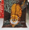 polyester animal printed throw blanket 200*240cm