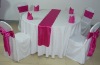 polyester banquet chair cover and wedding tablecloth and table napkins