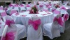 polyester banquet chair cover and white wedding tablecloth and covers