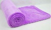 polyester blankets/solid coral fleece blankets