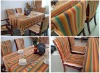 polyester/cotton Yarn dyed table cloth / chair cover Home Textile