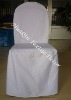 polyester/cotton chair cover with pleats wedding chair cover white