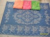 polyester/cotton emboridered home towelling coverlet