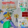 polyester cotton figured cloth