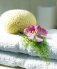 polyester/cotton jacquard bath towe