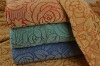 polyester/cotton peony picture towelling coverlet