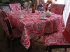 polyester / cotton printed tablecloth home textile