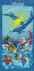 polyester/cotton reactive print adult woven beach towel