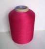 polyester covered spandex yarn