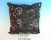 polyester cushion with sequins