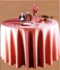 polyester damask round tablecloth for wedding
