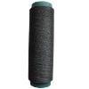 polyester dope dyed DTY black-white yarn