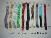 polyester dyed feather knitting yarn color sample