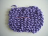 polyester dyed pompom pigtail fancy yarn