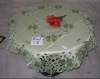 polyester embroider tablecloth