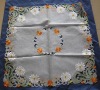polyester embroidered 90 round tablecloths