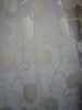 polyester embroidery window sheer gauze curtain voile