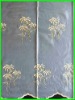 polyester embroidery windows curtain