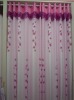 polyester floral printed cheap home decoration eyelet window curtain
