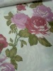 polyester floral printed hometextile decoration window curtain fabric
