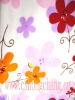 polyester flower printed fabric for blankets