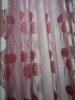 polyester jacquard embroidered window sheer curtain fabric gauze