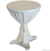polyester jersey party and catering bistro table cover with sash