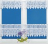 polyester knit jacquard lace curtains