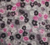 polyester knit print fabrics blue small floral print multi color