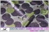 polyester mesh printed 3mm spangle embroidery fabric for garment