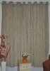 polyester micro fiber flocked suede curtain