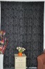 polyester micro fiber flocked suede curtain