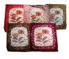 polyester mink flower blanket for upholstery
