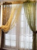 polyester organza embroidery curtain fabric