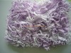 polyester pigtail mesh fancy yarn for scarf cloth fabric
