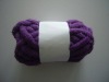 polyester plain dyed round flocking yarn