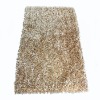 polyester  plain shaggy rug