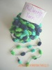 polyester pom pom yarn for knitting scarf