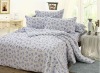 polyester printed brushed bedding set