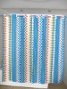 polyester printed stripe shower curtain