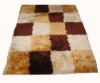 polyester rug/indoor rug/floor rug/area rug/shaggy rug