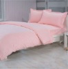 polyester satin bed sheet sets 4pcs